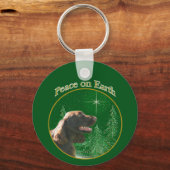 Field Spaniel Peace Sleutelhanger (Voorkant)