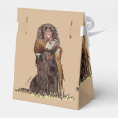 Field Spaniel Pheasant Bedankdoosjes (Achterkant)