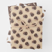 Field Spaniel Schilderij Roan Schattigee Originele Inpakpapier Vel (In situ)