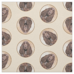 Field Spaniel Schilderij Roan Schattigee Originele Stof