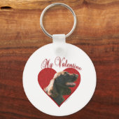 Field Spaniel Valentijn Sleutelhanger (Achterkant)