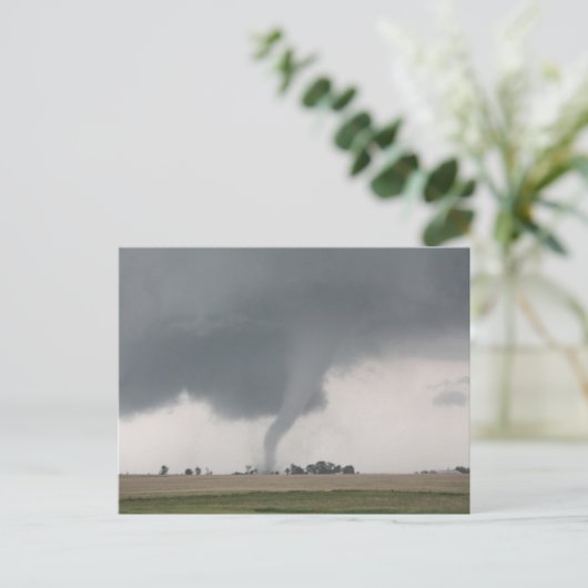 Field Tornado Briefkaart (Staand voorkant)