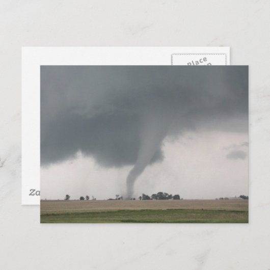 Field Tornado Briefkaart (Voorkant / Achterkant)