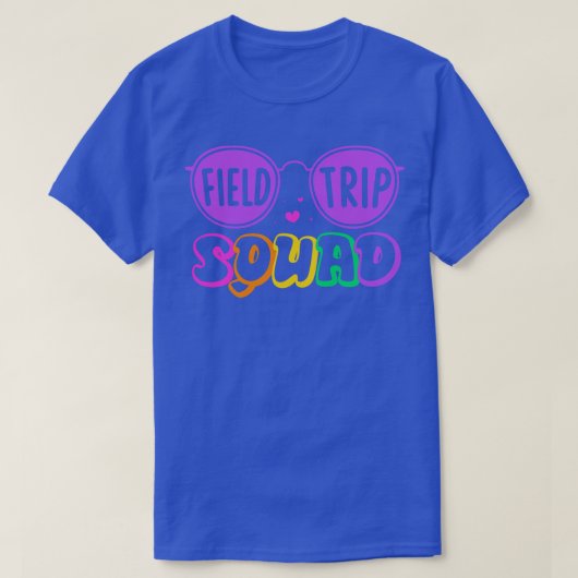 Field Trip Squad Kleuterschool Leraar Velddag T-shirt (Design voorkant)