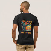 Field Trips Are My Jam - Retro Photography & Trave T-shirt (Achterkant volledig)