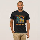 Field Trips Are My Jam - Retro Photography & Trave T-shirt (Voorkant volledig)