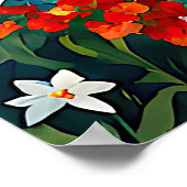 "Fielddale" Breed landschap Yorkshire Dales Scène Poster (Hoek)