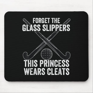Fieldhockey grappige slogan grap cadeau vergeet de muismat