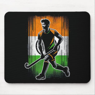 Fieldhockey India Mannen Indiase Vlag Fieldhockey  Muismat