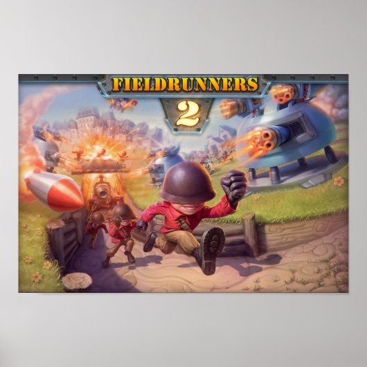 Fieldrunners 2 - Officieel Poster (Voorkant)