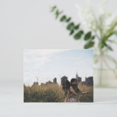 Fields of Gold NYC LIC Natuur Portret Foto Briefkaart (Staand voorkant)