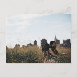 Fields of Gold NYC LIC Natuur Portret Foto Briefkaart