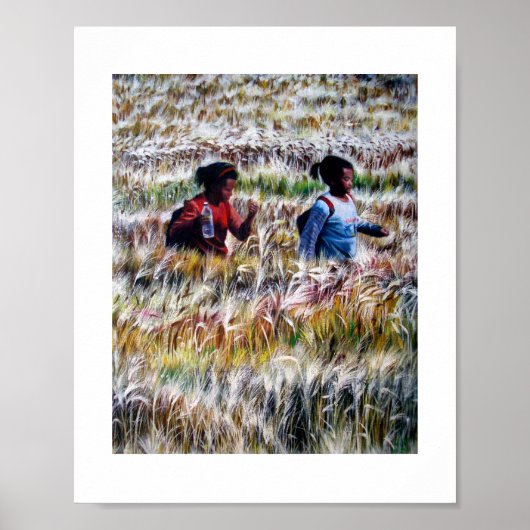 Fields of Gold Painting Poster (Voorkant)
