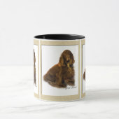 Fieldspaniel Art Giften Mok (Midden)