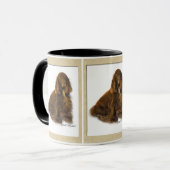 Fieldspaniel Art Giften Mok (Voorkant links)