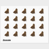 Fieldspaniel Art Giften Ronde Sticker (Vel)