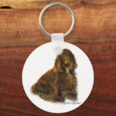 Fieldspaniel Art Giften Sleutelhanger (Voorkant)