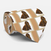 Fieldspaniel Art Giften Stropdas (Opgerold)