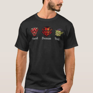 Fiend Demon Troll Subtiele Anti Trump T-shirt