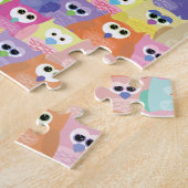 Fiendish Brighlty Colored Owls Legpuzzel (Zijkant)