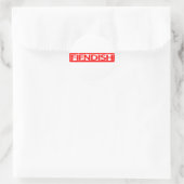 Fiendish Stamp Ronde Sticker (Tas)