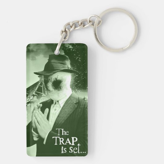 Fiendish Trap Man Sleutelhanger (achterkant)