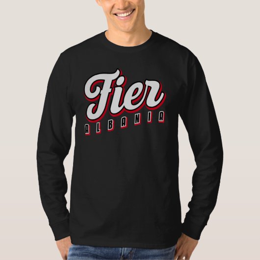Fier Albania T-shirt (Voorkant)
