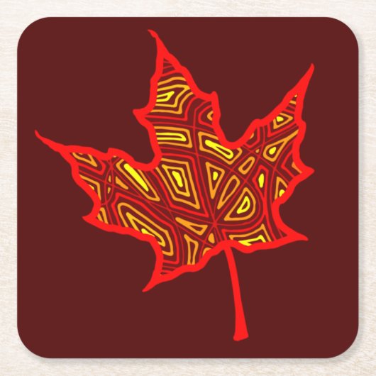 Fier Leaf Kartonnen Onderzetters (Voorkant)