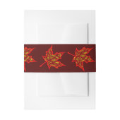 Fier Leaf Uitnodigingen Wikkel (Voorkant Voorbeeld)