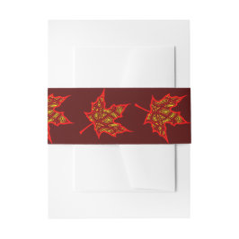 Fier Leaf Uitnodigingen Wikkel