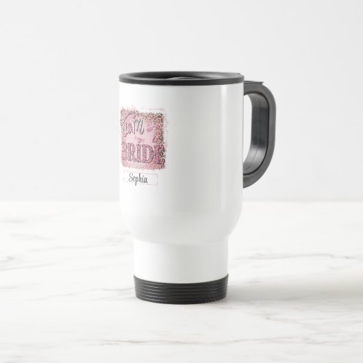 Fier & Leuk Team Bruid Custom Design Reisbeker (Voorkant rechts)