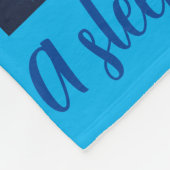 Fierce Abstract River met magische sterren - Sunse Fleece Deken (Hoek)