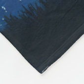 Fierce Abstract River met magische sterren - Sunse Fleece Deken (Hoek)