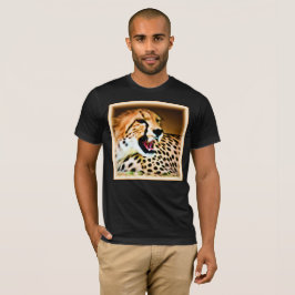 "Fierce and Fiery Cheetah Design" Bestel nu T-shirt