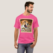 "Fierce and Fiery Cheetah Design" Bestel nu T-shirt (Voorkant volledig)