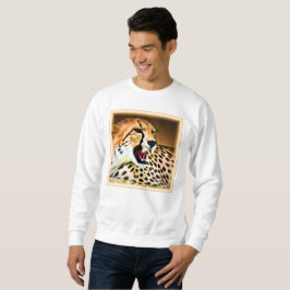 "Fierce and Fiery Cheetah Design" Bestel nu Trui