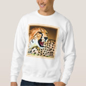 "Fierce and Fiery Cheetah Design" Bestel nu Trui (Voorkant)