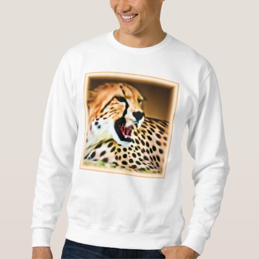 "Fierce and Fiery Cheetah Design" Bestel nu Trui (Voorkant)