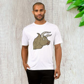 Fierce Angry Bull Head Rustieke Wilde Dier T-shirt