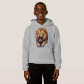 Fierce Angry Lion Illustratie (Voorkant volledig)
