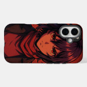 Fierce Anime Girl Telefoonhoes Case-Mate iPhone Case (Achterkant (horizontaal))