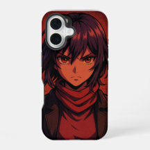 Fierce Anime Girl Telefoonhoes