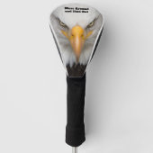 Fierce Bald Eagle komt erachter Golfheadcover (Voorkant)