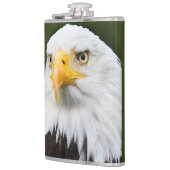 Fierce Bald Eagle Patriotic Flask Heupfles (Links)
