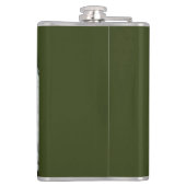 Fierce Bald Eagle Patriotic Flask Heupfles (Achterkant)