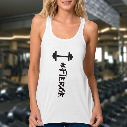 #Fierce Barbell Tanktop