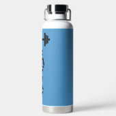 Fierce Barbell Water Fles (Achterkant)