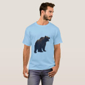 Fierce Bear – Power and Strength Streetwear Design T-shirt (Voorkant volledig)