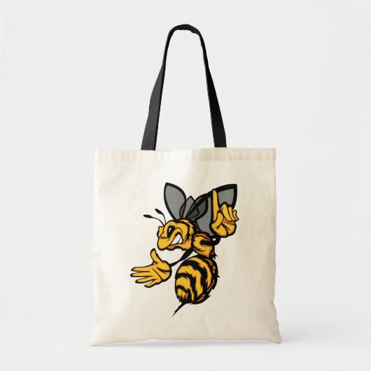 Fierce Bee Canvas tas (Voorkant)