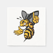 Fierce Bee Paper Napkins Servet (Voorkant)